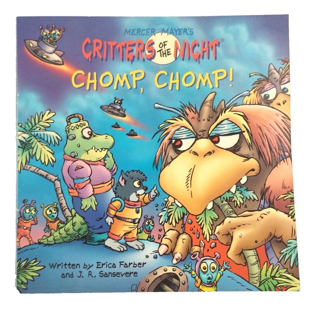 Mercer Mayer's Chomp Chomp Critters of the Night Halloween Book 1998 Vintage